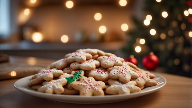 Professionally decorated Christmas sugar cookies featuring intricate holiday-themed designs. These cookies are beautifully hand-iced with royal icing, showcasing festive elements like Christmas trees, snowflakes, reindeer, and Santa. Each cookie is a work of art, crafted to add a delightful and elegant touch to holiday celebrations. Perfect as a treat, a party favor, or a charming gift for friends and family, these cookies are sure to spread holiday cheer with every bite.