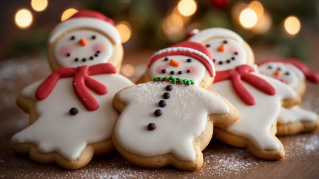 Professionally decorated Christmas sugar cookies featuring intricate holiday-themed designs. These cookies are beautifully hand-iced with royal icing, showcasing festive elements like Christmas trees, snowflakes, reindeer, and Santa. Each cookie is a work of art, crafted to add a delightful and elegant touch to holiday celebrations. Perfect as a treat, a party favor, or a charming gift for friends and family, these cookies are sure to spread holiday cheer with every bite.