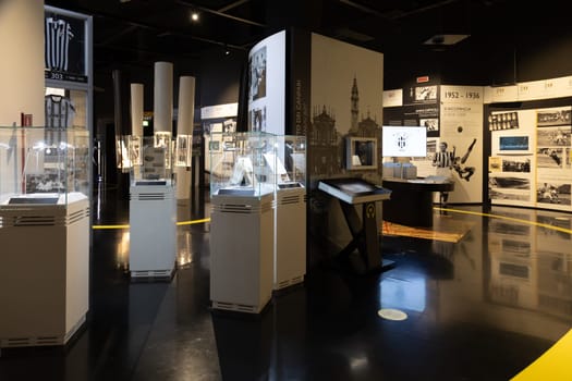 Turin, Italy - 02 March 2024. Juventus Museum interior