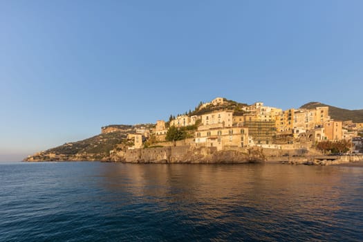 panorama of the village Minori on the coast of Amalfi. Italy