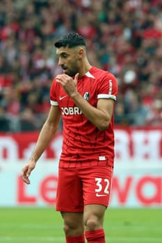 Vincenzo Grifo (SC Freiburg) at the match of the 1st FBL: 24-25: 1st FBL: 24-25: 7th Sptg. SC Freiburg - FC Augsburg  DFL REGULATIONS PROHIBIT ANY USE OF PHOTOGRAPHS AS IMAGE SEQUENCES AND/OR QUASI-VIDEONann  Photo: Joachim Hahne/johapress