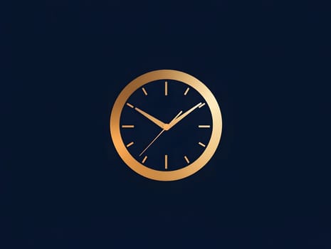 Wall Clock Icon Watch Time Management Logo
