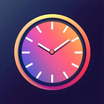 Wall Clock Icon Watch Time Management Logo
