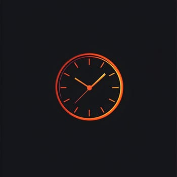 Wall Clock Icon Watch Time Management Logo