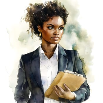 Professional Black Female Businesswoman Portrait