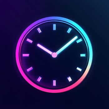 Wall Clock Icon Watch Time Management Logo
