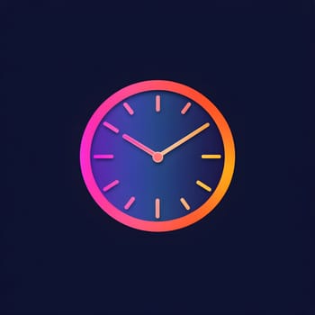 Wall Clock Icon Watch Time Management Logo