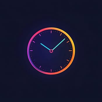 Wall Clock Icon Watch Time Management Logo