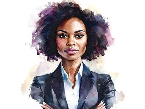 Professional Black Female Businesswoman Portrait