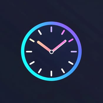 Wall Clock Icon Watch Time Management Logo