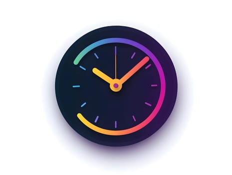 Wall Clock Icon Watch Time Management Logo