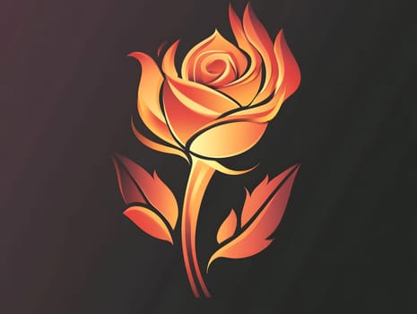 Burning Fire Rose Burn Floral Flower Flames