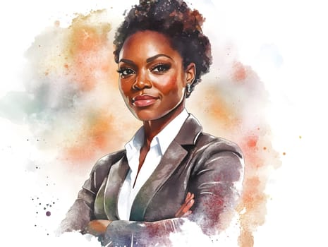 Professional Black Female Businesswoman Portrait