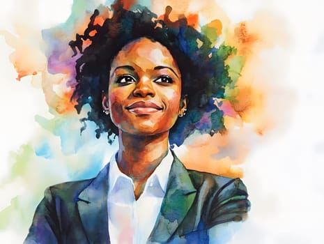 Professional Black Female Businesswoman Portrait