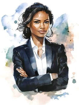 Professional Black Female Businesswoman Portrait