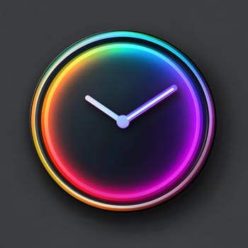 Wall Clock Icon Watch Time Management Logo