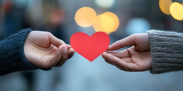 People who show their affection with a small but meaningful gesture, such as a surprise coffee or a handwritten note. AI generative.