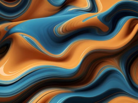 Abstract art of fluid shape