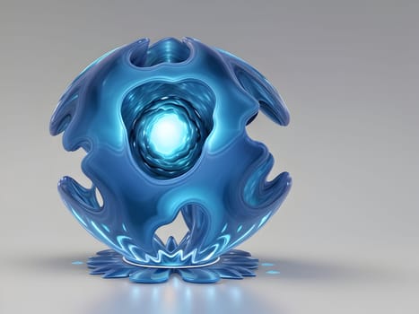 Abstract art of fluid shape