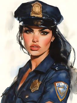Cool Police Officer Woman Policewoman female Authority