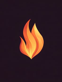 Red / Orange Fire Heat Flame Burn Burning Logo Symbol
