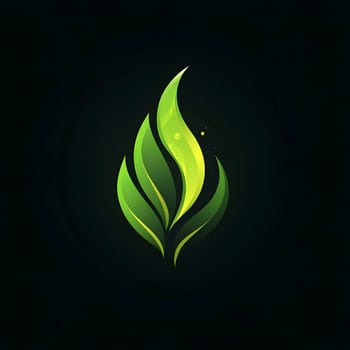 Green Fire Energy Flame Burn Burning Logo Symbol