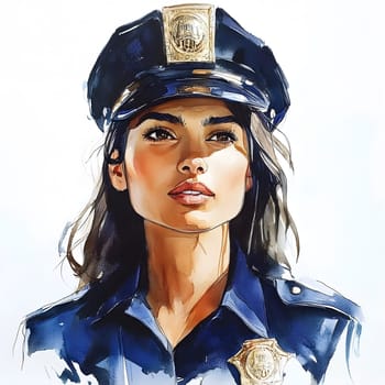 Cool Police Officer Woman Policewoman female Authority