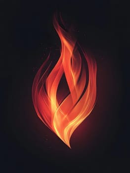 Red / Orange Fire Heat Flame Burn Burning Logo Symbol