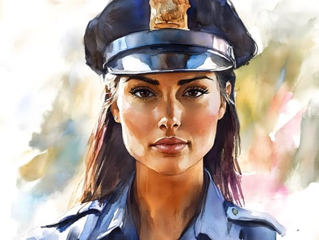 Cool Police Officer Woman Policewoman female Authority