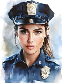 Cool Police Officer Woman Policewoman female Authority