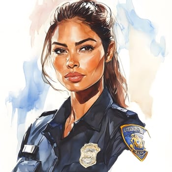 Cool Police Officer Woman Policewoman female Authority