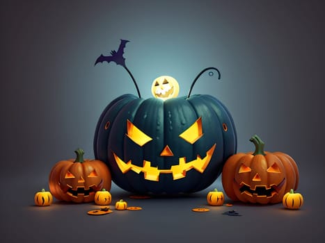 Funny abstract design for Halloween
