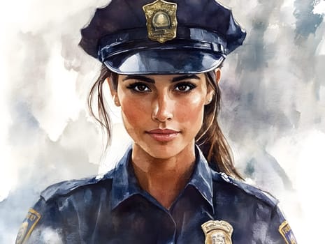 Cool Police Officer Woman Policewoman female Authority