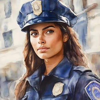 Cool Police Officer Woman Policewoman female Authority