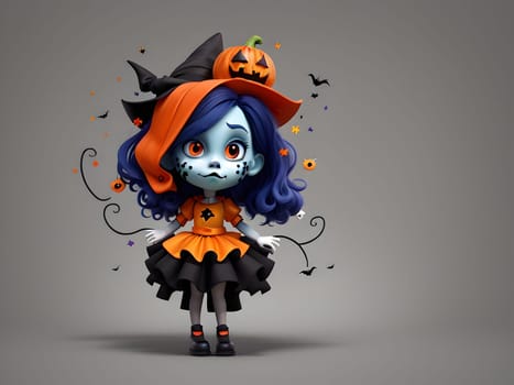 Funny abstract design for Halloween
