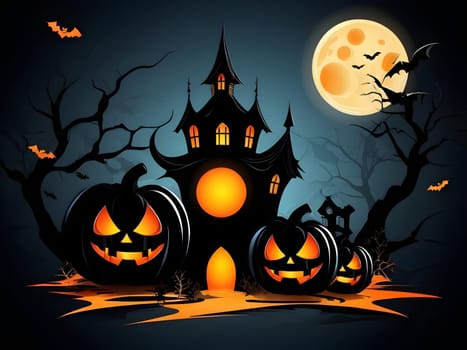 Funny abstract design for Halloween