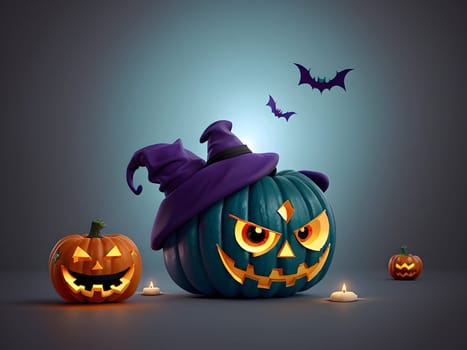 Funny abstract design for Halloween