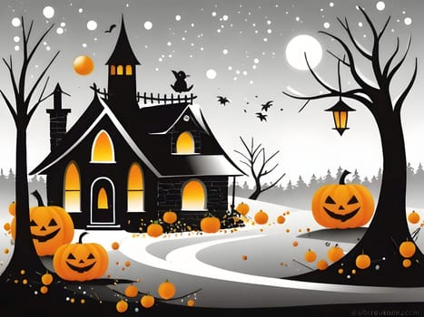 Funny abstract design for Halloween