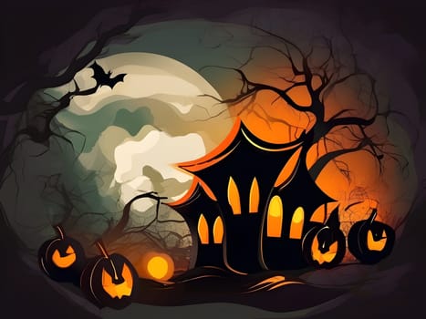 Funny abstract design for Halloween