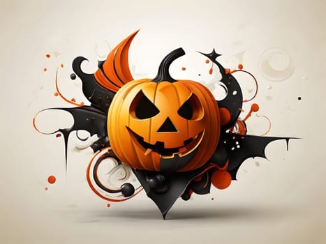 Funny abstract design for Halloween