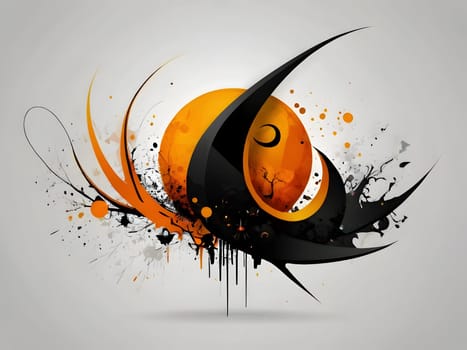 Funny abstract design for Halloween