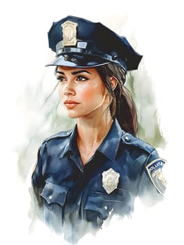 Cool Police Officer Woman Policewoman female Authority