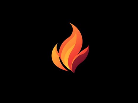 Red / Orange Fire Heat Flame Burn Burning Logo Symbol
