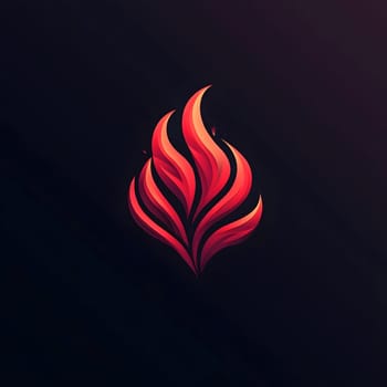 Red / Orange Fire Heat Flame Burn Burning Logo Symbol