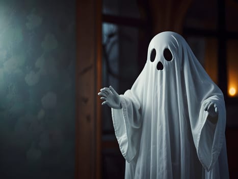 Funny and cute Halloween ghost