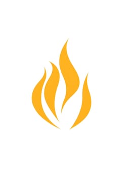 Cool Yellow Fire Flame Burn Burning Icon Logo