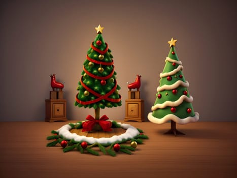 Vintage retro design for Christmas