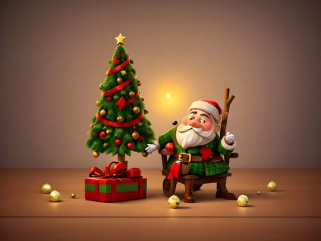 Vintage retro design for Christmas