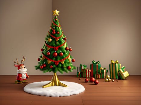 Vintage retro design for Christmas
