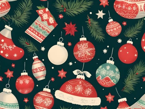 Vintage retro design for Christmas